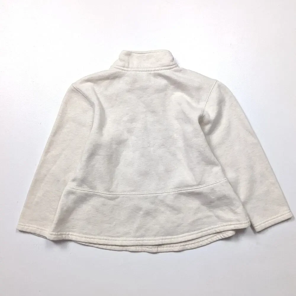 Vintage Gymboree Sweatshirt Girls Size Large 4-5T Beige Embroidered Pullover